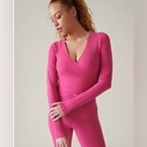 Awesome Transcend Wrap Top by Athleta